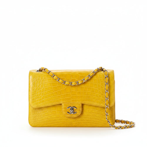 Chanel Jumbo Double Flap Bag Yellow